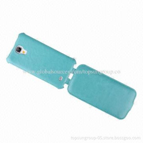 Ultra-thin Hot Press Flip Leather Cover for Samsung Galaxy HTC, PU Material